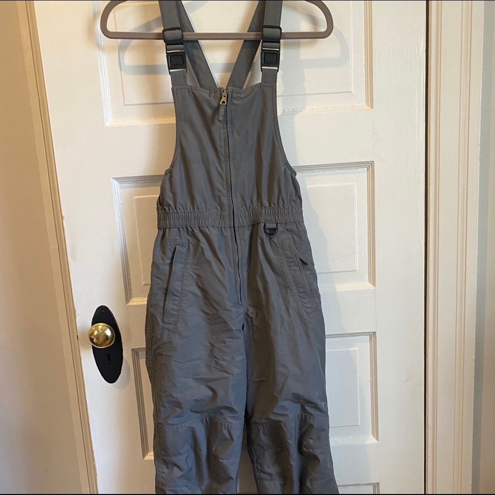 Lands’ End kids snow overalls